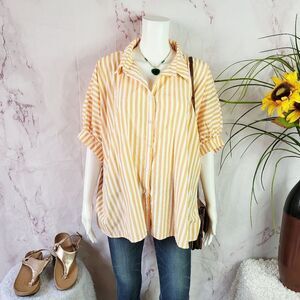 Talulah Cotton Poplin Stripe Shirt